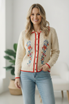Vintage Blooms Embroidered Cardigan