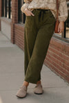 Stealth Mode Olive Drawstring Pants