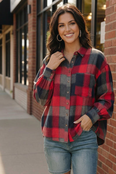 Lumberjack Love Flannel Button Down