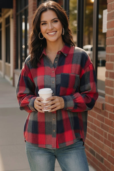 Lumberjack Love Flannel Button Down