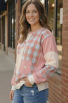 Pretty Prairie Patch Dusty Rose Pullover