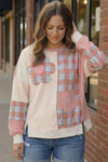 Pretty Prairie Patch Dusty Rose Pullover