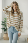 Daisy's for Days 3D Flower Long Sleeve Sweater