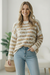 Daisy's for Days 3D Flower Long Sleeve Sweater
