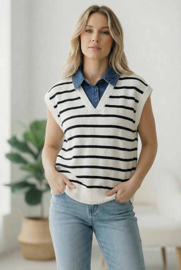 With an Ocean View Sweater Vest