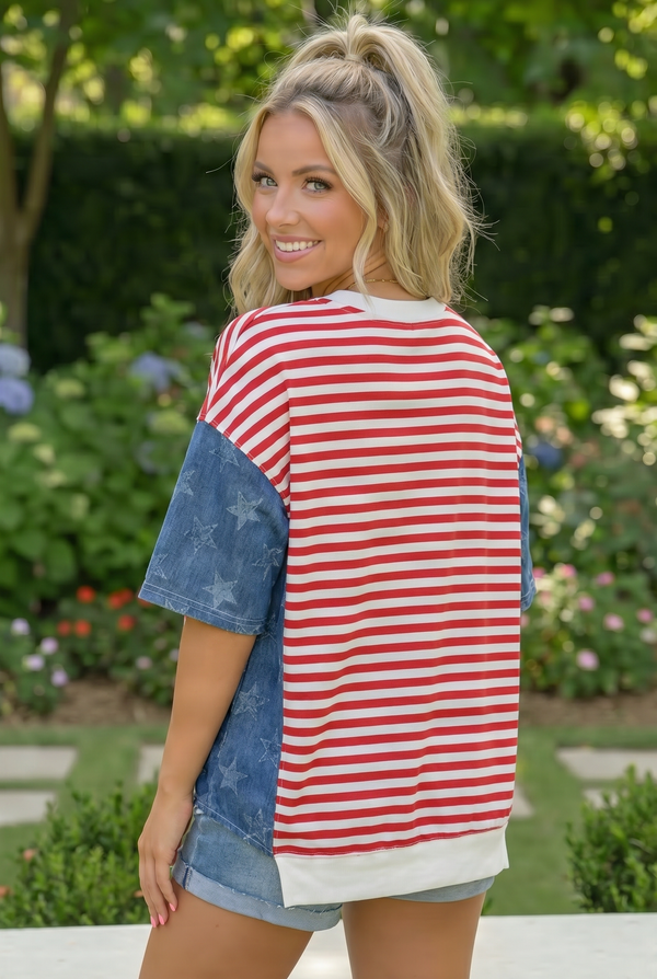 Stars Stripes and So Much Style Top