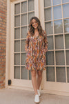 Falling For You Floral Mini Dress