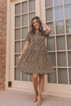 Wild at Heart Leopard Print Mini Dress