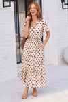 Spotted Something Sweet: Polka Dot Midi Dress