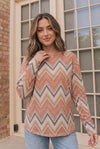 Chevron Dreams Long Sleeve Top