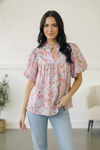 Painted Blossoms Posey Top