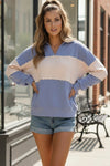 Bluebell Breeze Collared Pullover