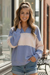Bluebell Breeze Collared Pullover