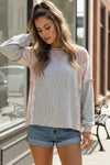 Rosy Comfort Long Sleeve Top