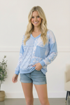 Coastal Calm Colorblock Top