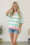 Mint Sugar Rush Colorblock Tee