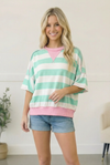 Mint Sugar Rush Colorblock Tee
