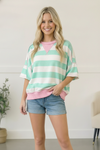 Mint Sugar Rush Colorblock Tee