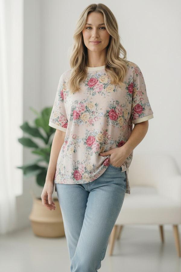 Late to My Coffee Date Oatmeal Tee