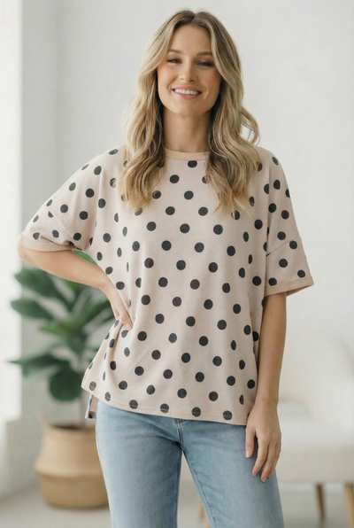 Play Date in Paris Polka Dot Tee