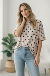 Play Date in Paris Polka Dot Tee