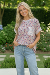 Garden Crush Floral Pocket Tee