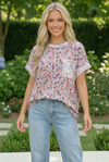 Garden Crush Floral Pocket Tee