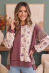 Rose Garden Floral Sweatshirt