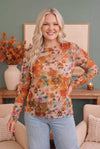 Mums the Word Mesh Floral Top