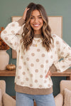 Dotted Daydream Polka Dot Pullover Top