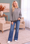Crush on You Raglan Pullover in Mocha
