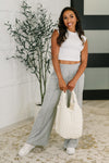 Halfway to Heaven Cropped Top in White