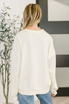 Humor Me Color Block Relaxed Pullover