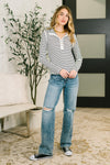 I Know What I Want Long Sleeve Henley Top- 3/3/2026 NEW