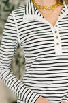 I Know What I Want Long Sleeve Henley Top- 3/3/2026 NEW