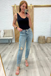 Elodie Mid Rise Distressed Boyfriend Jeans