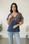 Midnight Mesa Boho Top
