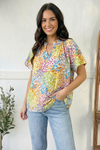 Color Splash Breezy Blouse