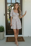 Garden Party Dreams Floral Puff Sleeve Mini Dress