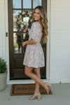 Garden Party Dreams Floral Puff Sleeve Mini Dress