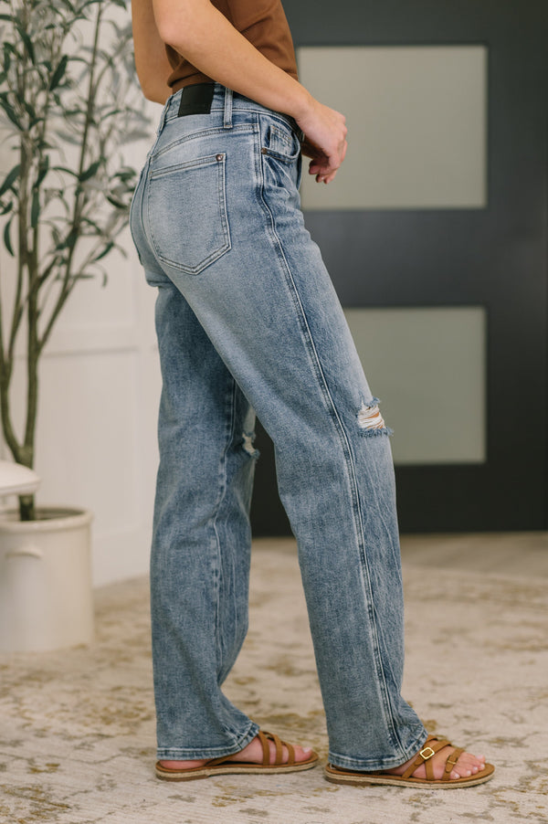Kayla High Waist Rigid Magic Slim Straight