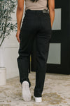 Keira High Waist Cargo Wide in Black