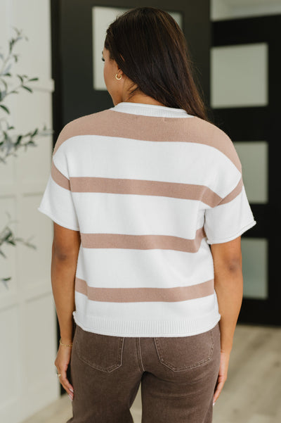 Knit & Known Drop Shoulder Sweater Knit Top