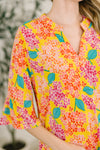 Lizzy Sunday Dress in Leaf Multi Floral- 3/3/2026 NEW