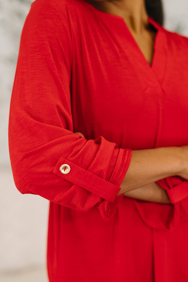 Lizzy Top in Red
