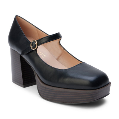 Matilda Platform Heel in Black