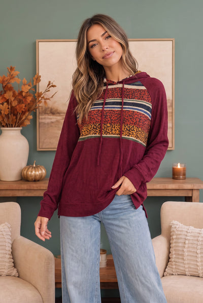 Favorite Hoodie in Burgundy