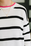 Much to My Relief Striped Sweater
