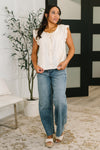 Picnic Petal Lace Detail Top