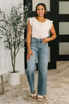 Picnic Petal Lace Detail Top